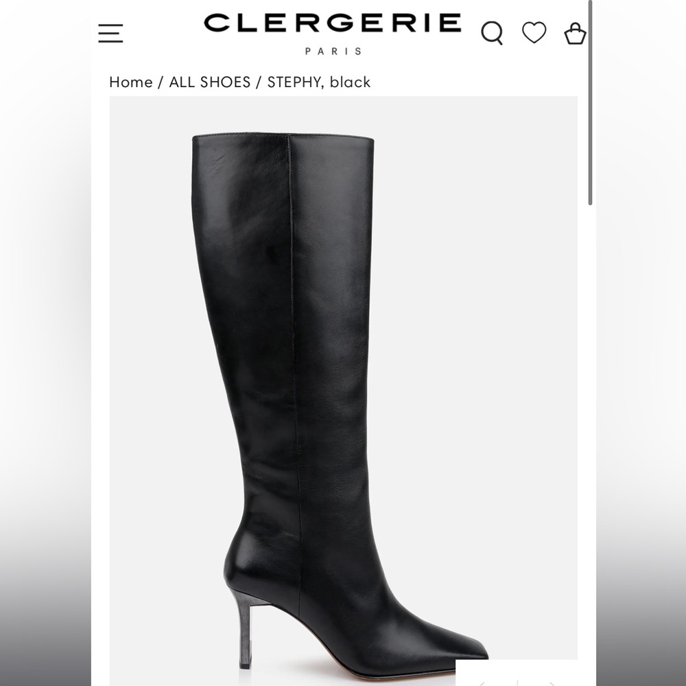 Clergerie Rare purple brown leather boots - Picture 9 of 9
